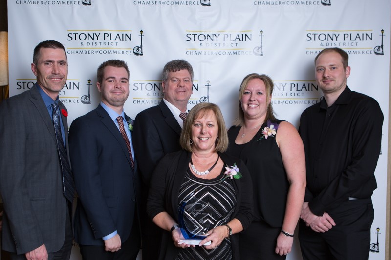 The TRINUS team at Stony Plain Chamber Awards