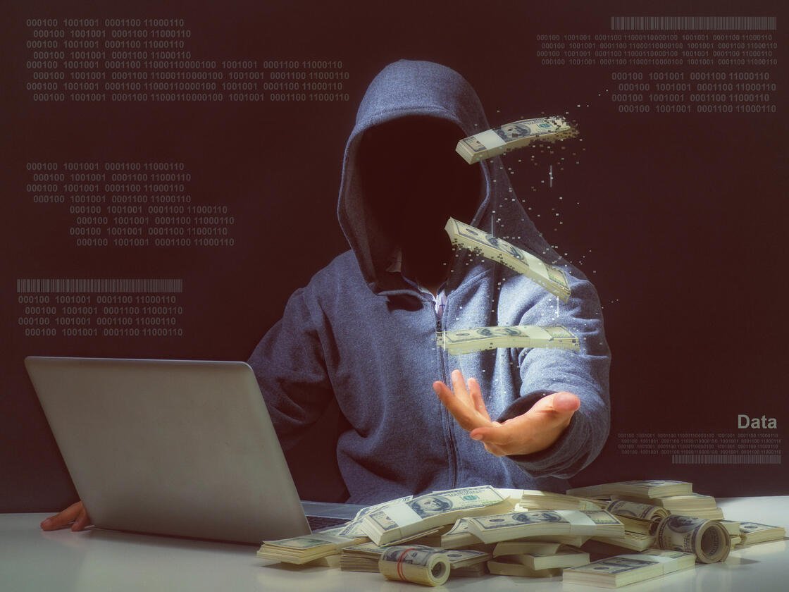 Hacker getting paid after using a quadruple extortion ransomware attack