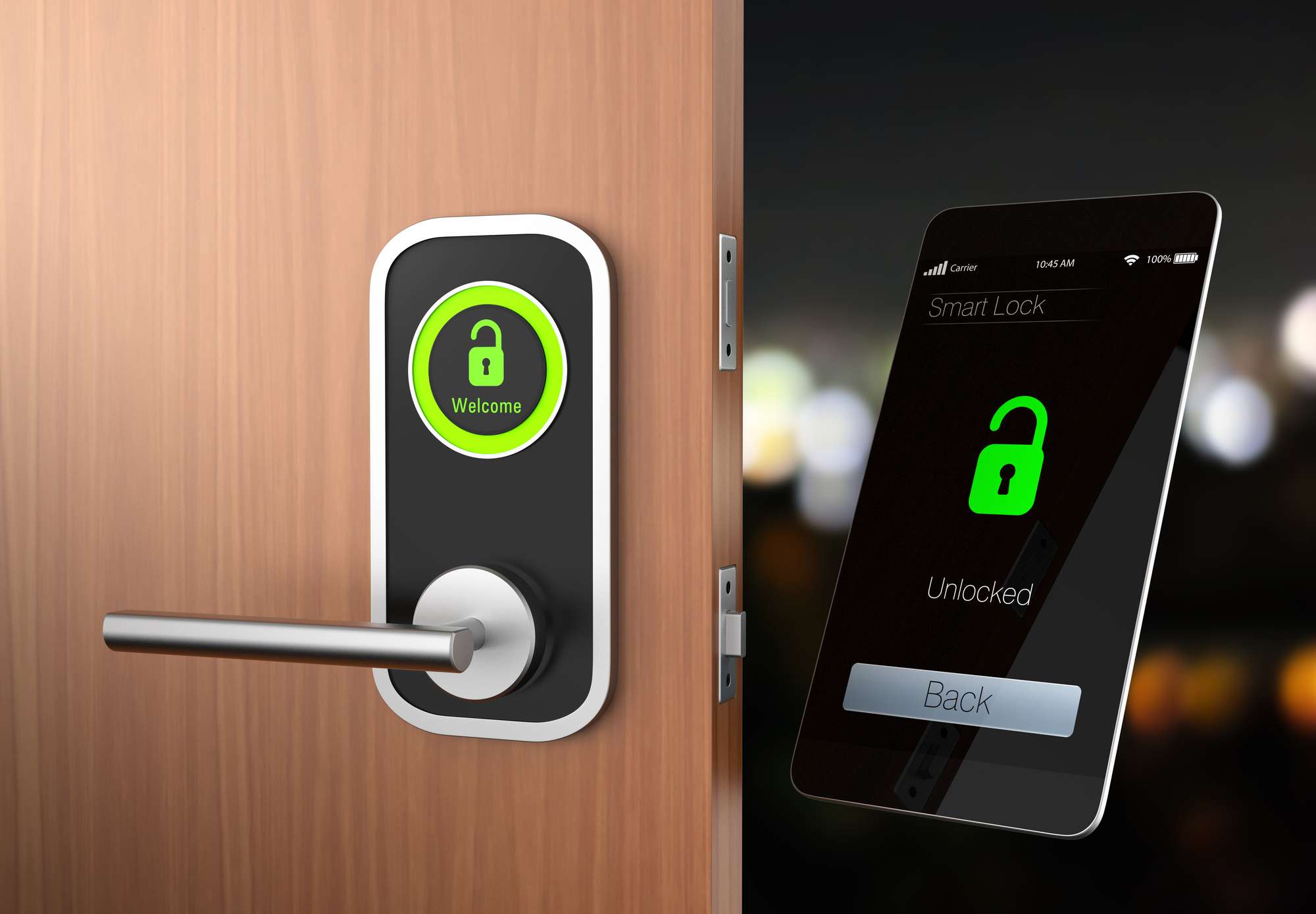 Smart locks are part of the expanding IoT Products line