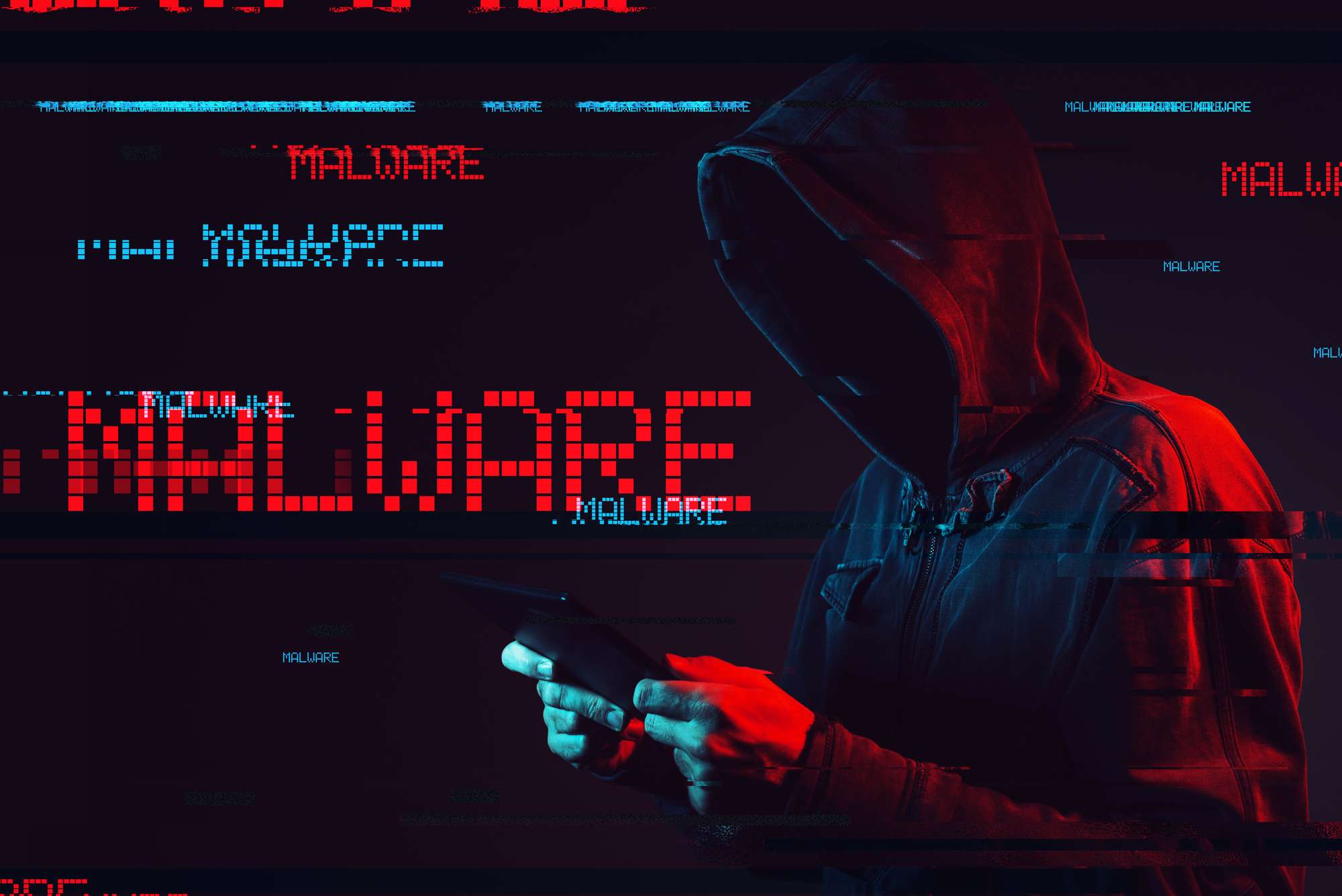 Malware and viruses concept
