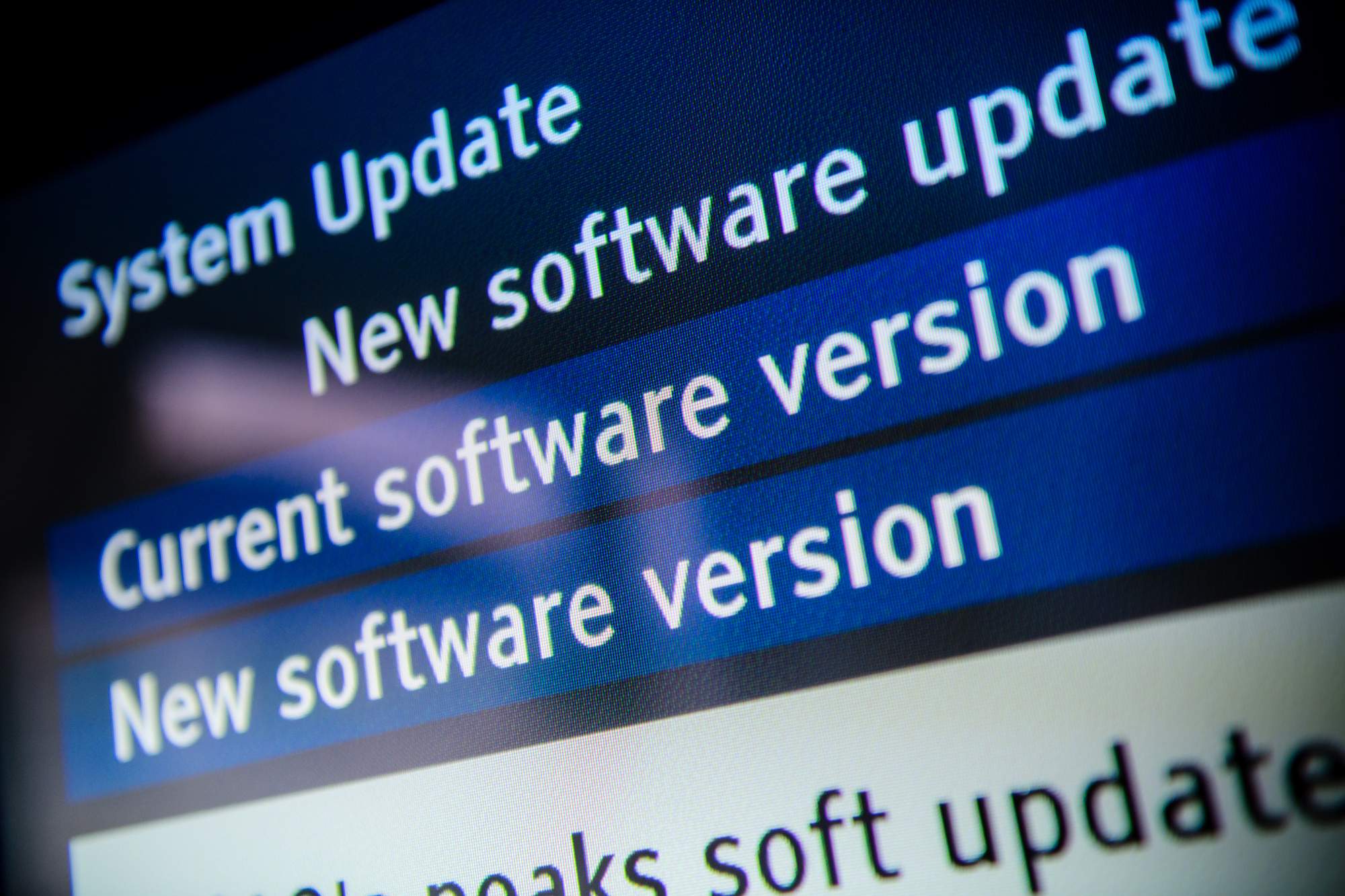 software update